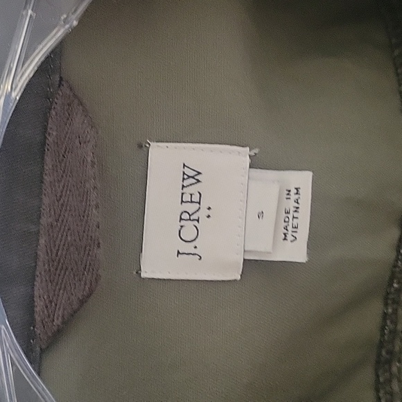J Crew Olive Green Spring jacket size small - Picture 3 of 6